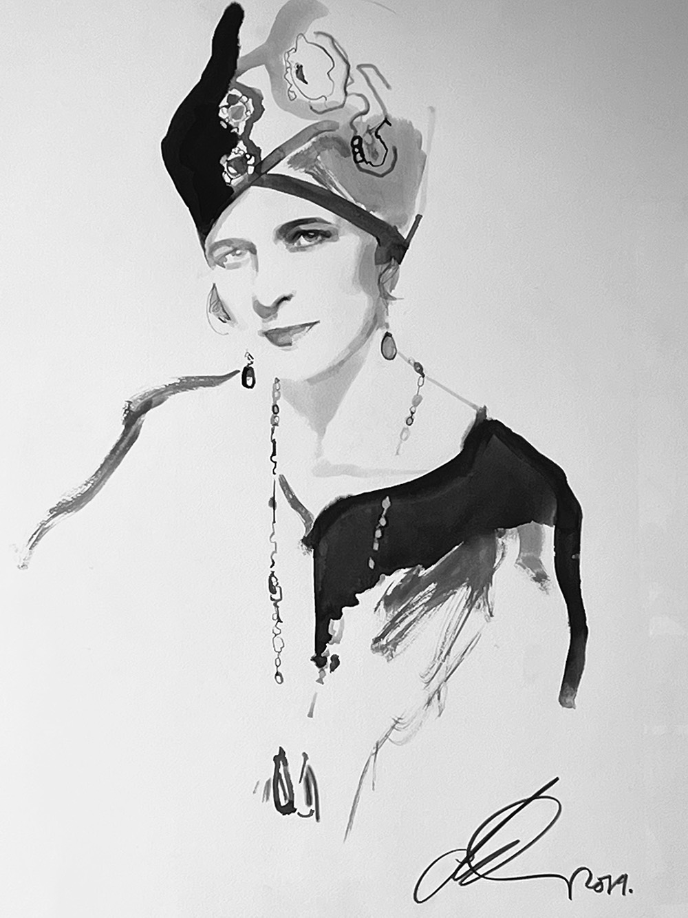 Belle Hahn - Portrait Drawing